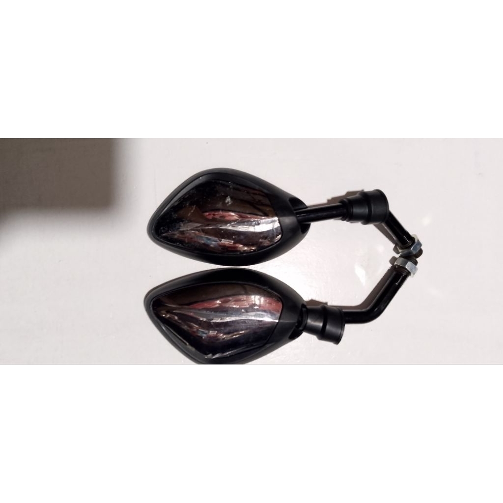 spion variasi mini black chrome untuk motor honda