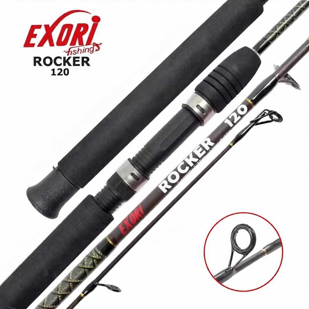 Joran EXORI ROCKER 150cm | Fiiber Solid 8-15 Lbs | Joran Kolam | Joran Sungai