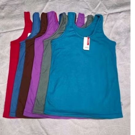(6 PCS) tengtop wanita merek exxen. ukurna M. L. XL. XXL.