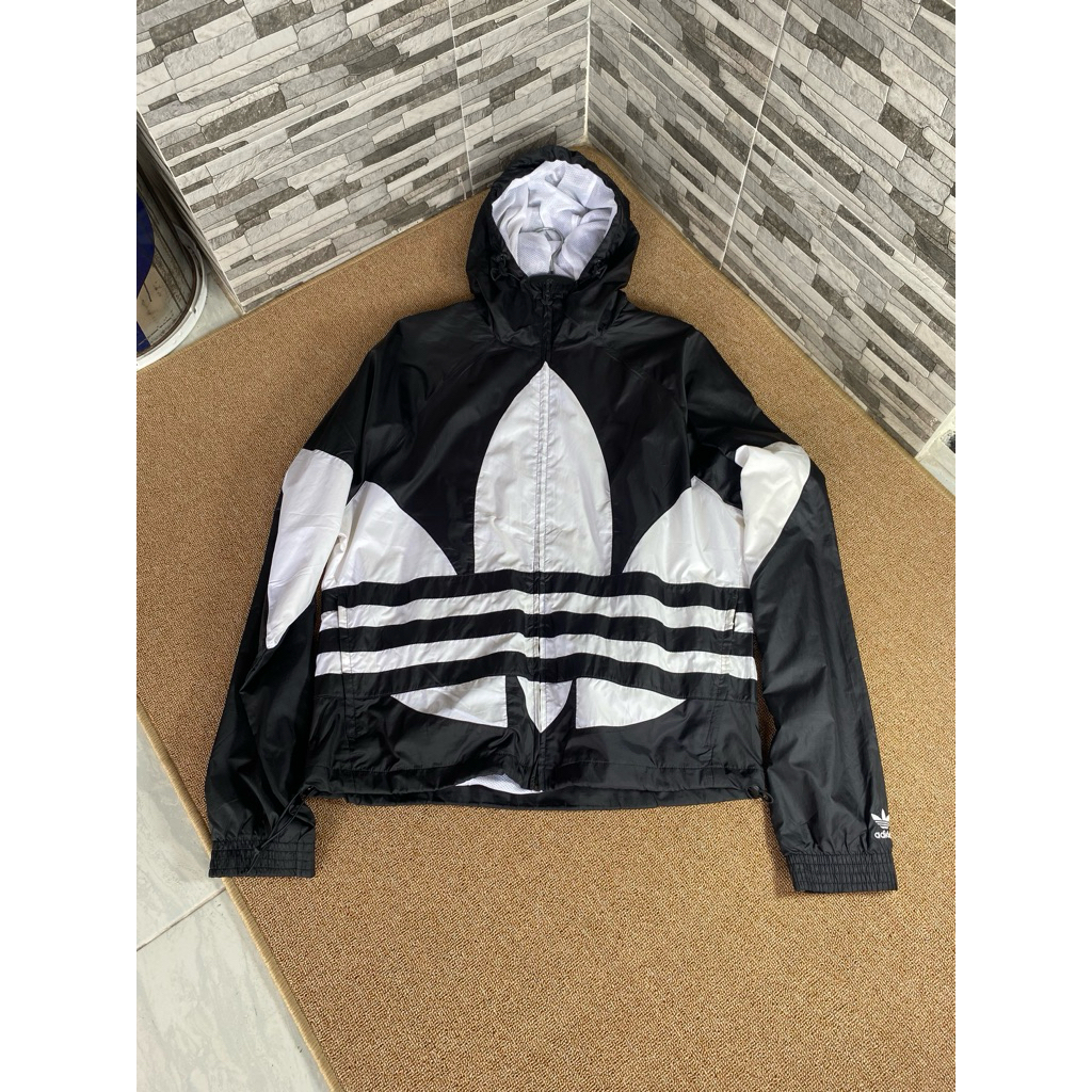 adidas trefoil big logo winbreaker jaket