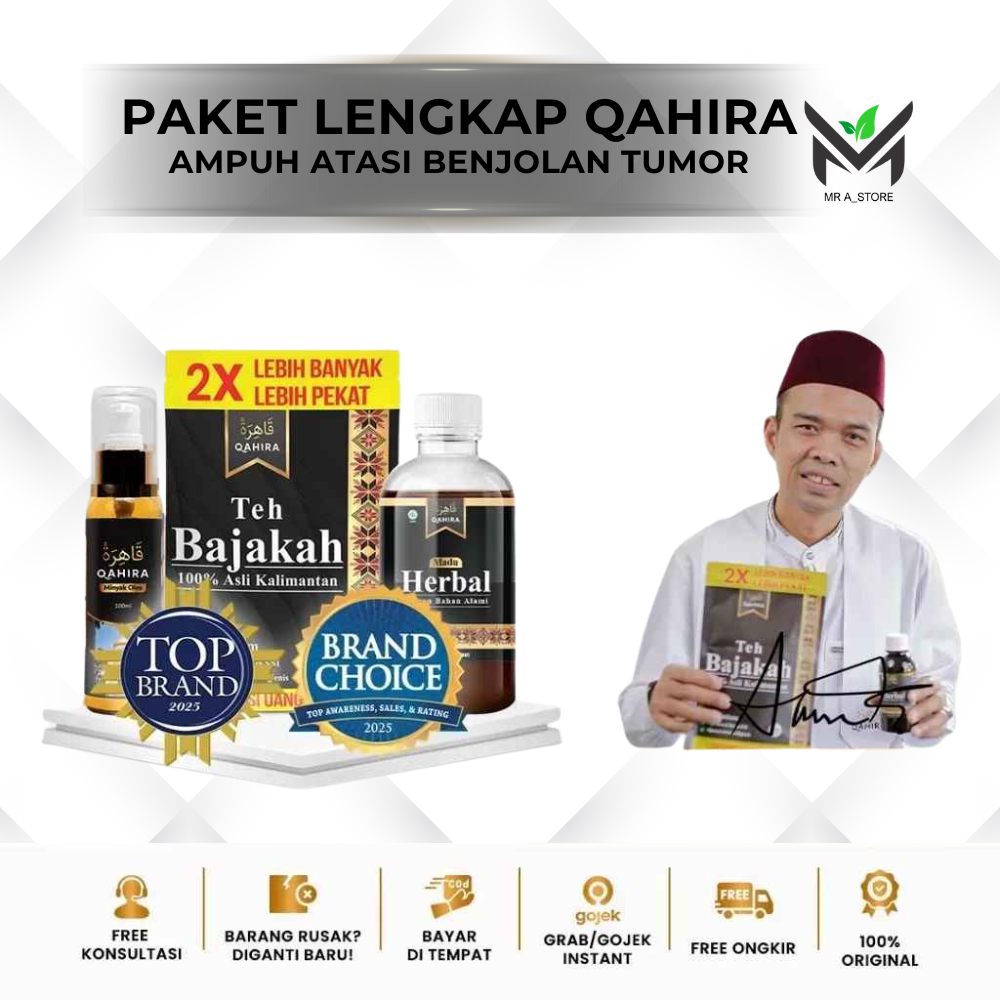 Minyak Qahira Madu Herbal Teh Bajakah Asli Kalimantan Paket Lengkap Untuk Benjolan Original