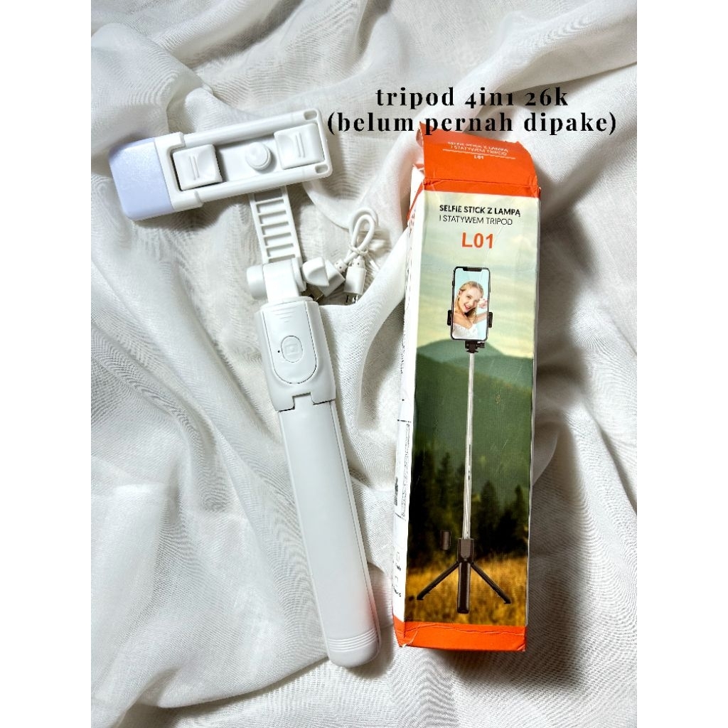 preloved tripod dan catokan murah