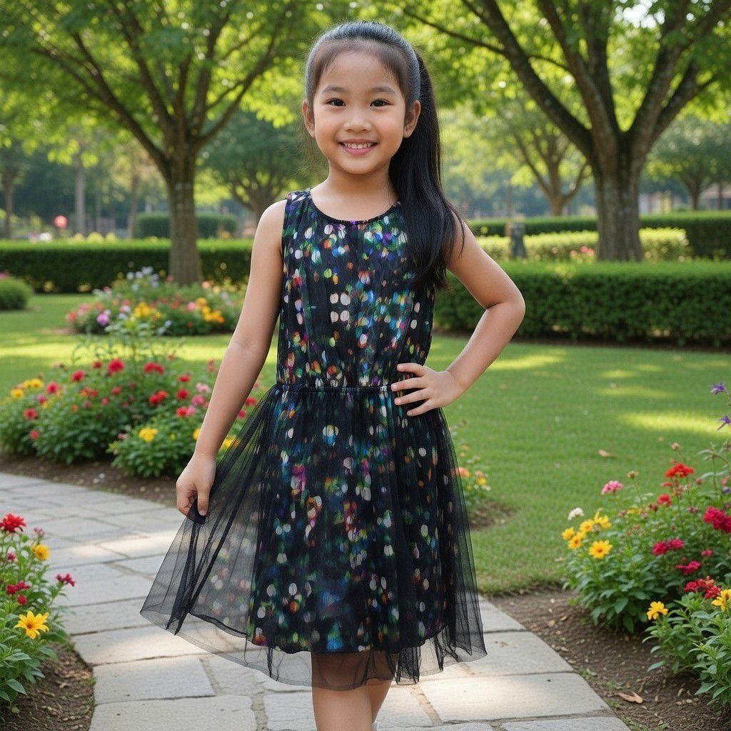 Hm dress anak size 8 thn || gaun dress || hm dress