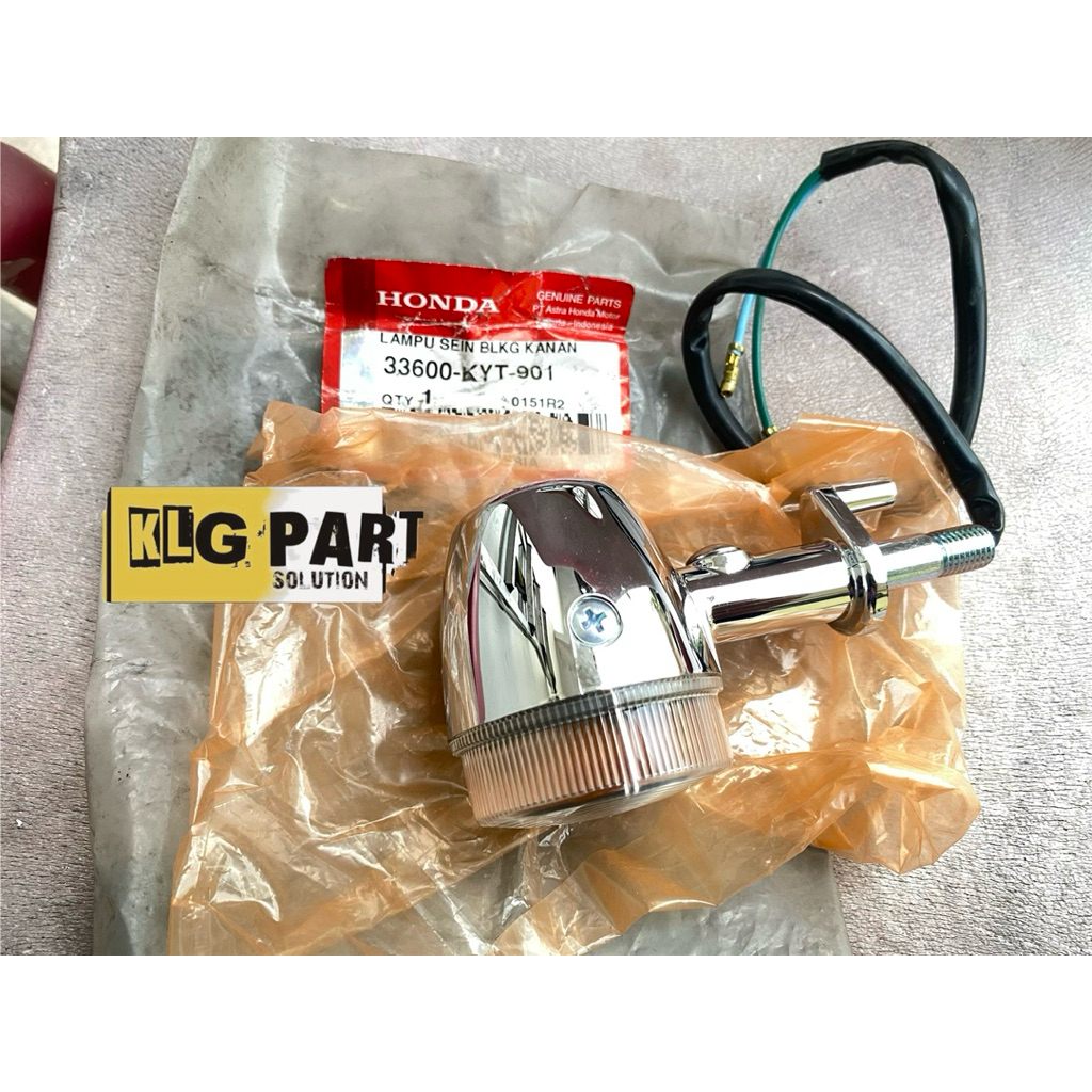 33600-KYT-901 Lampu Sen Sein Honda Scoopy Karbu Lama Old Belakang Kanan Original Honda AHM