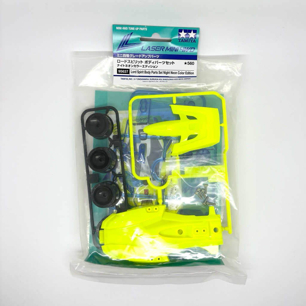 Tamiya 95637 Lord Spirit Body Parts Set Night Neon Color Edition