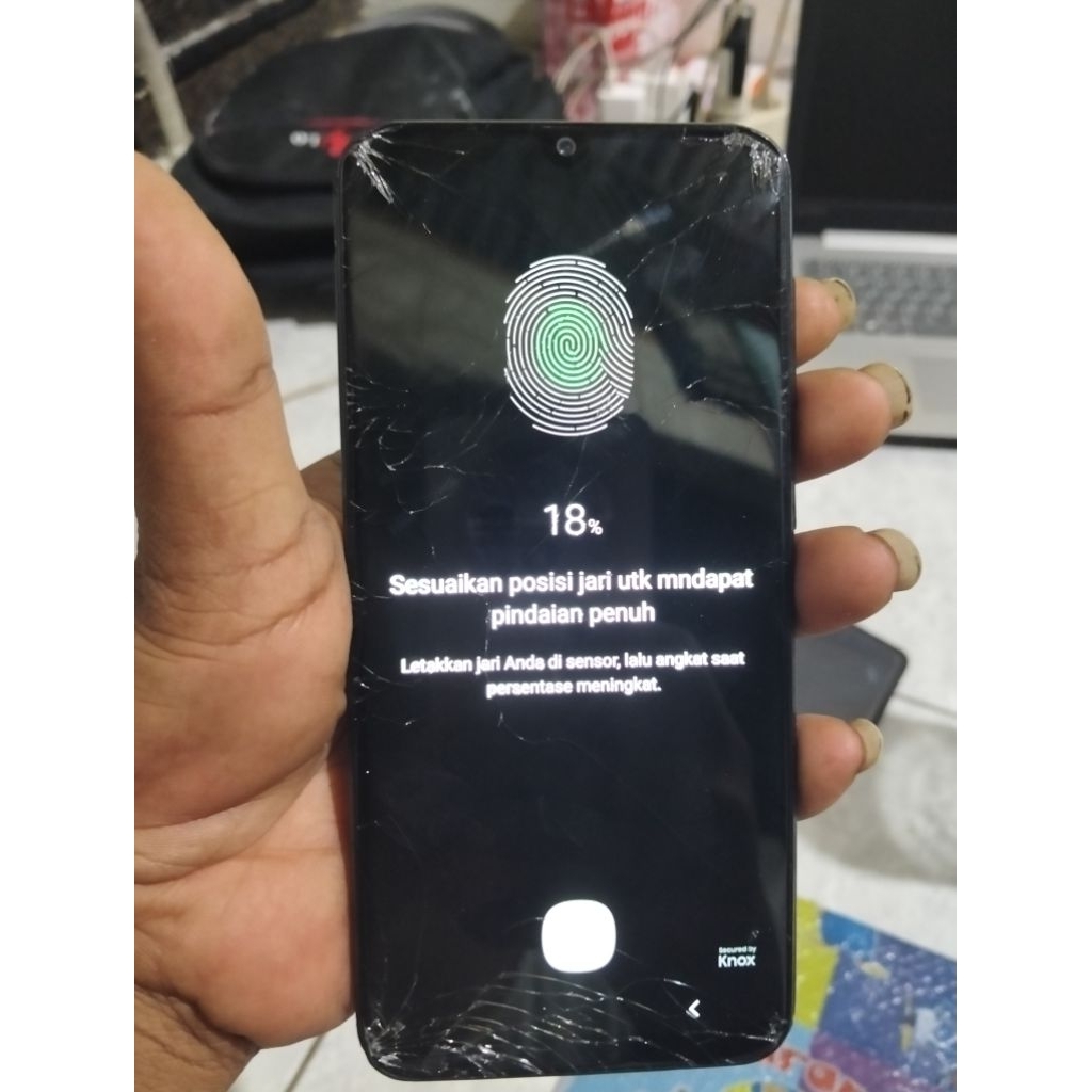 Samsung a50s ram4 normal minus kaca lcd retak lcd ori