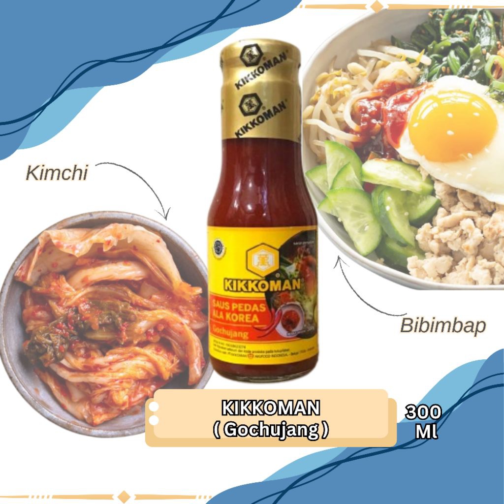 Kikkoman Gochujang 300gr / Saus Korea Gochujang / Gochujang / Saus Pedas Korea / Korean sauce / Hala
