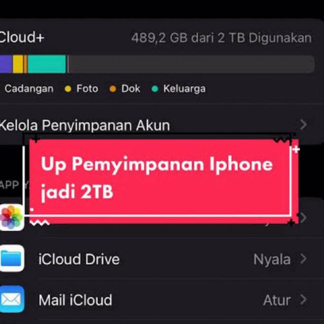 Storage iCloud 2TB