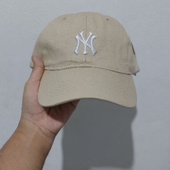 Topi MLB New York NY warna Brown Cokelat