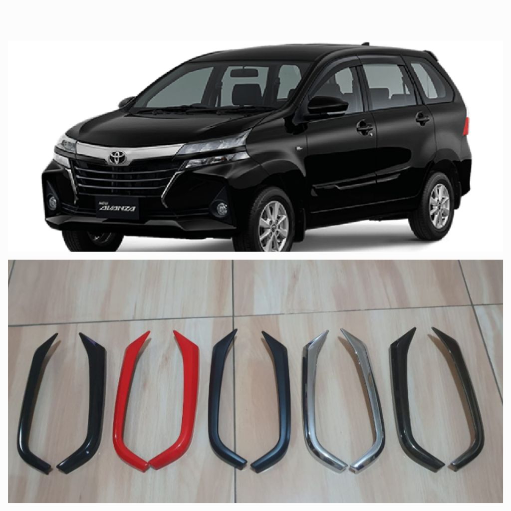 List Lis Garnish Bumper Bemper Grill Depan Avanza Veloz Xenia 2019 2020 2021