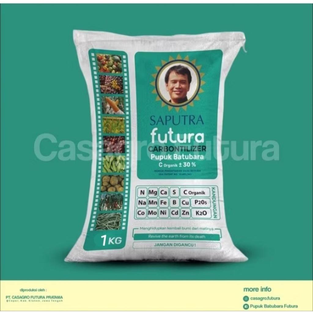 PUPUK BATUBARA FUTURA kemasan 1KG