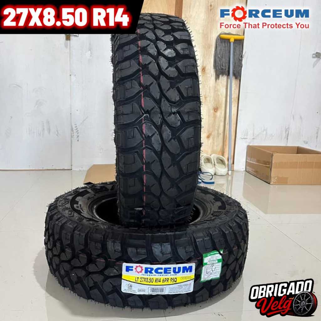 Ban Ring 14 FORCEUM M/T 08 PLUS 27 8,5 R14 Ban mobil tubles semi ofroad