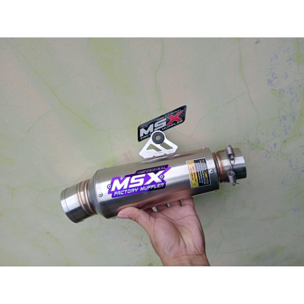 slincer knalpot original msx panjang 19cm dos kompetisi jrm inlet 50