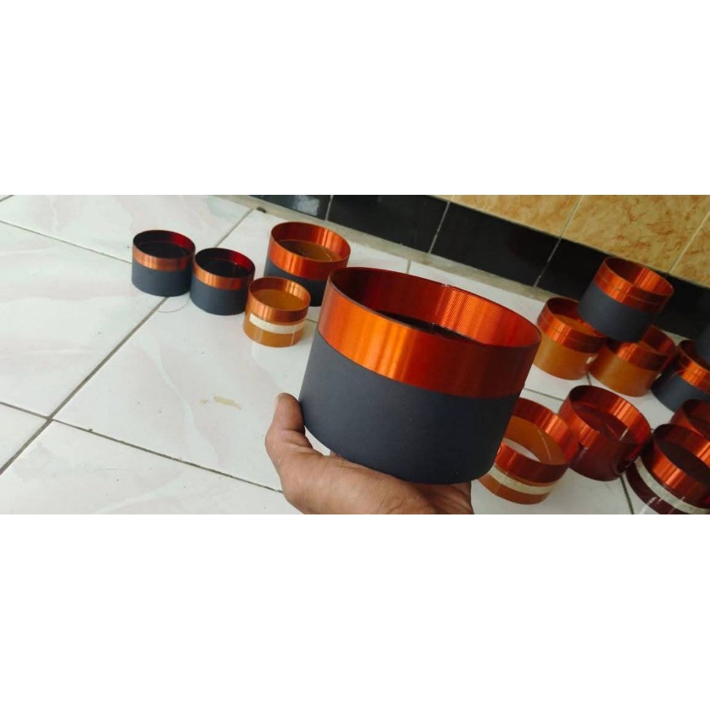 Spul LAVOCE WXF 15.800 Coil 4" Spul Speaker LAVOCE 15 WXF 15 800 lilitan luar dalam