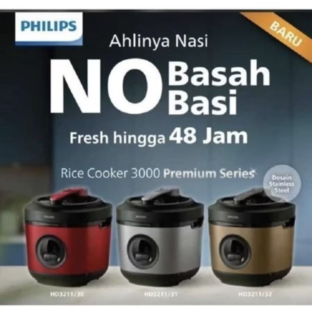 Rice cooker Philips HD 3211 / Magic Com Philips HD3211 1.8 liter