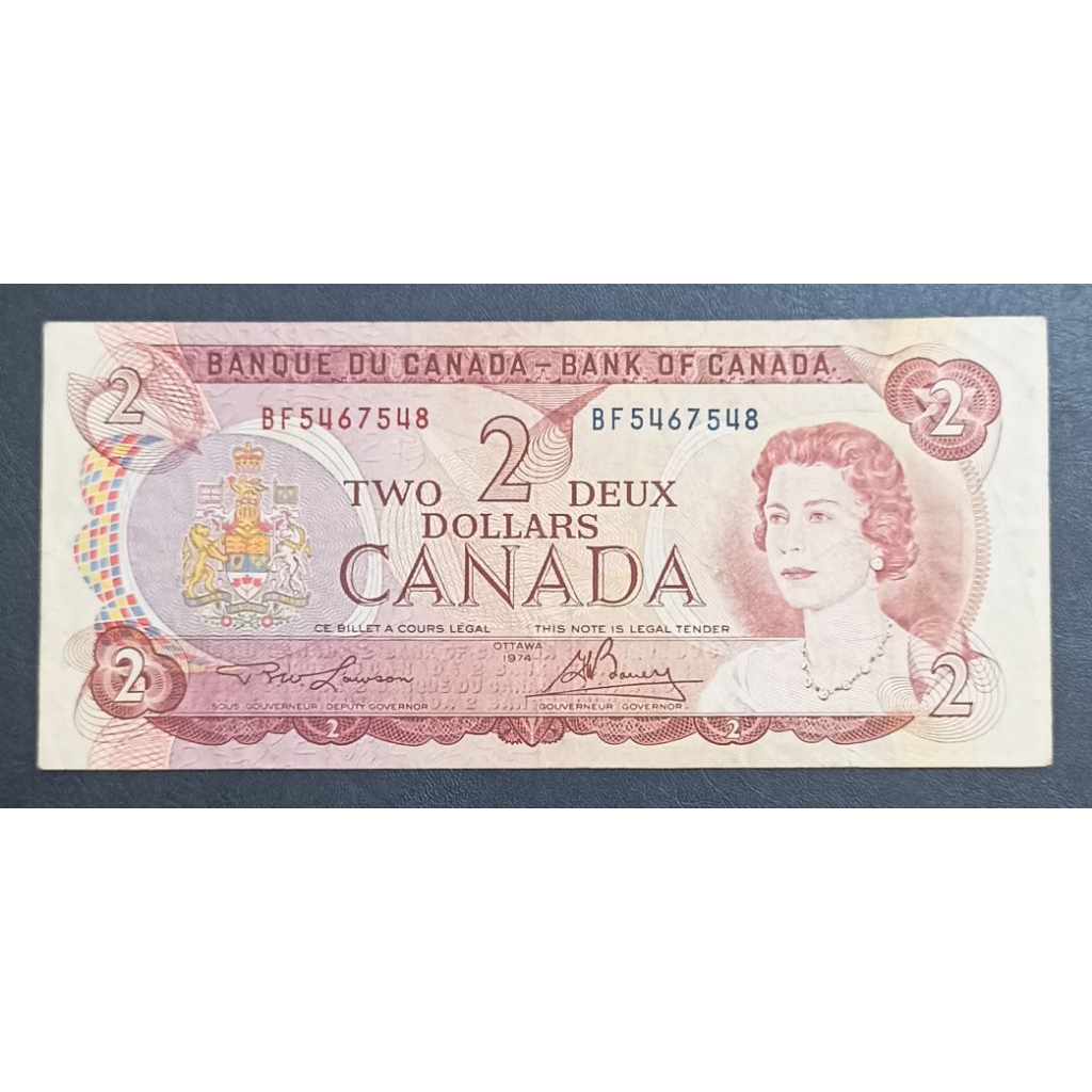 UANG CANADA PECAHAN 2 DOLLARS