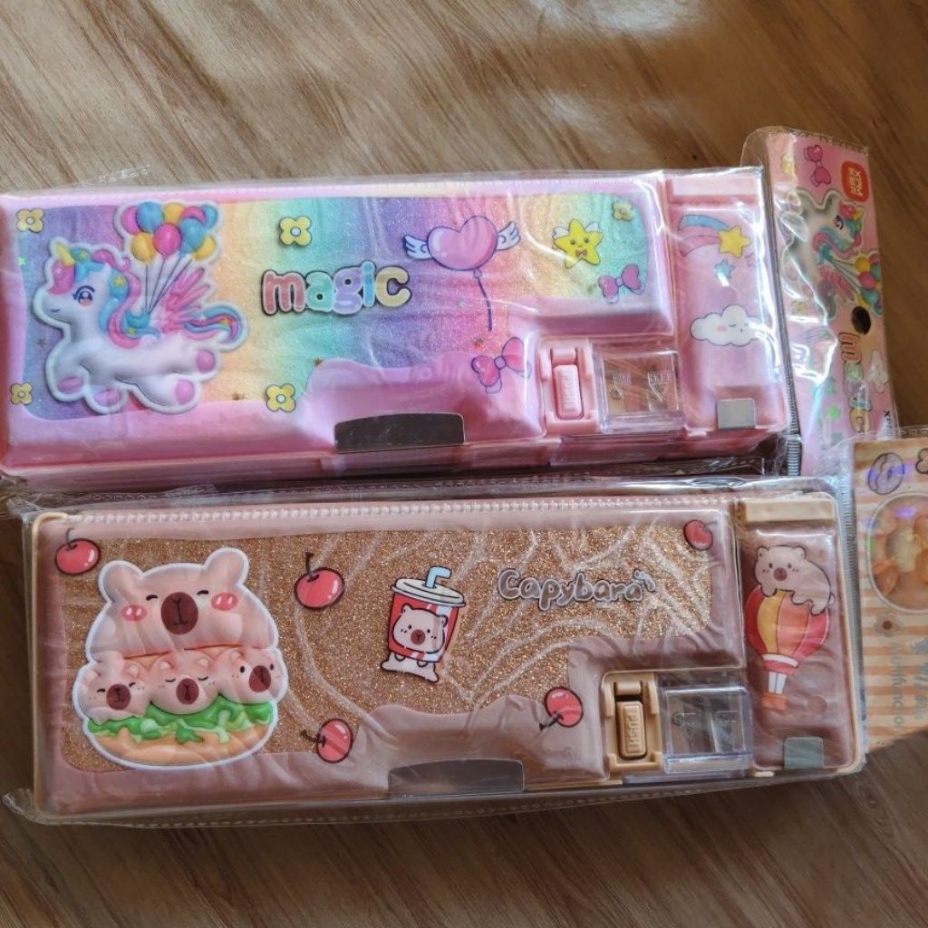 kotak pensil unicorn/ kotak pensil Capybara/ kotak pensil murah