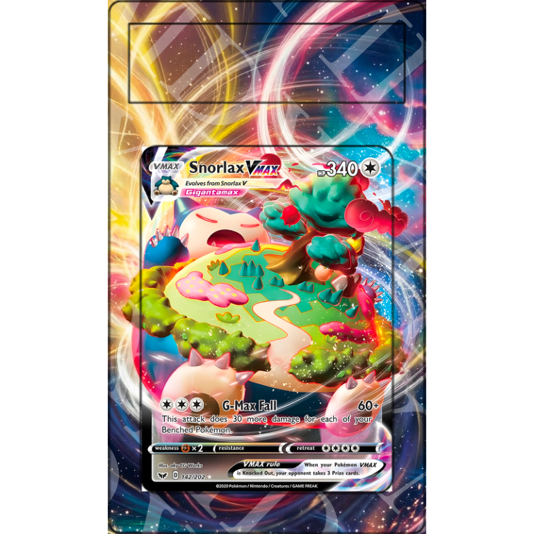 Snorlax Vmax #142 Pokemon Sword & Shield (Extended Art)