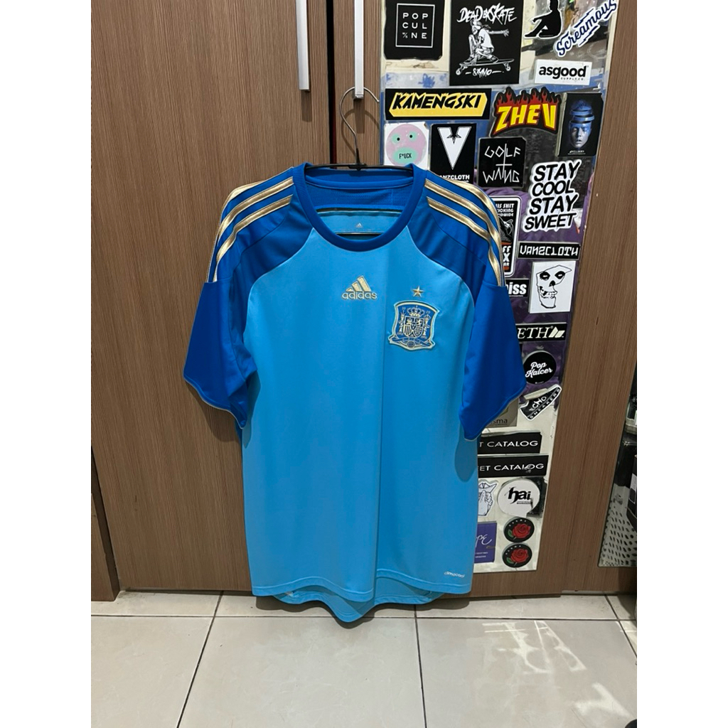 Jersey Spanyol Goalkeeper Kit World Cup 2014 Original Adidas