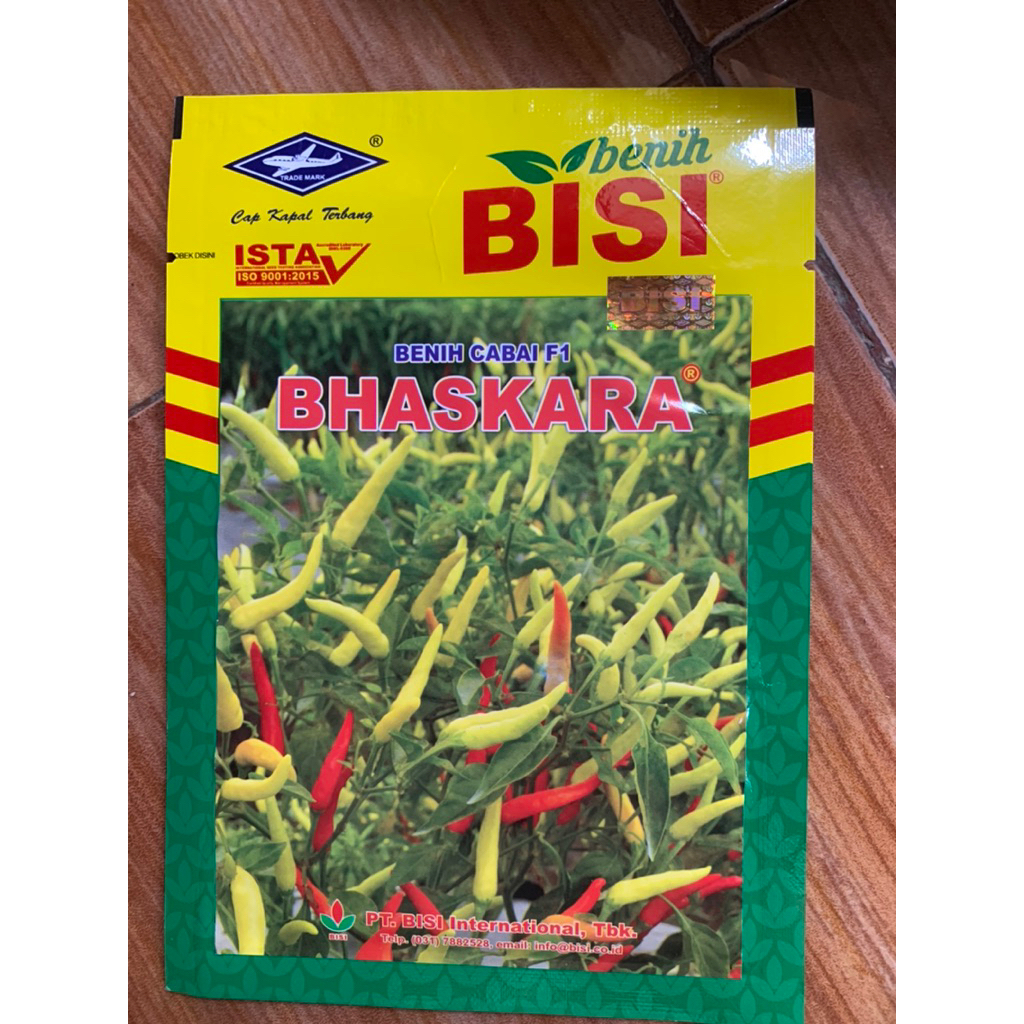 Benih Cabai Rawit Hibrida F1 Bhaskara 10gr - Adaptasi Luas, Produksi Tinggi, Mudah Ditanam