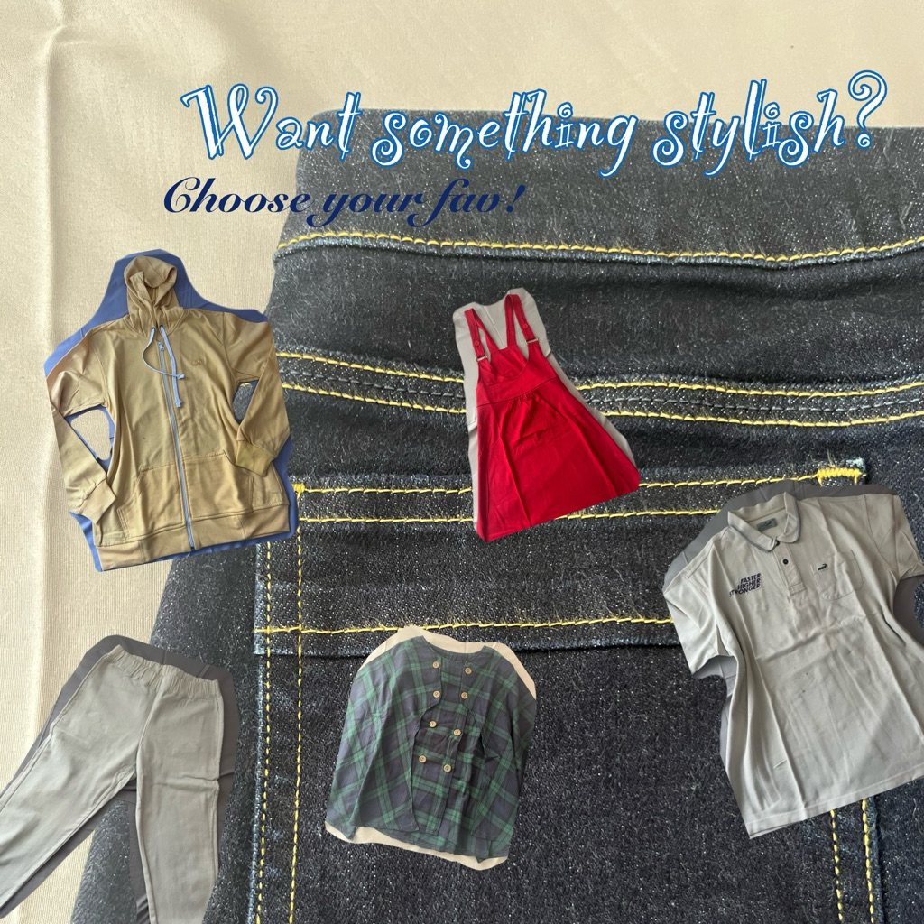 [PRELOVED] Wardrobe Goals: Atasan & Bawahan, Celana Jeans & Outer Aesthetic. Choose your Favorite