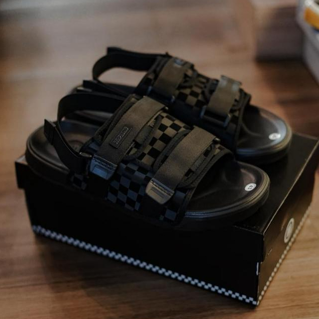 SANDAL SLIDE SYMPHONIC ORIGINAL MOTIF CATUR UNTUK PRIA-SANDAL SLIPON