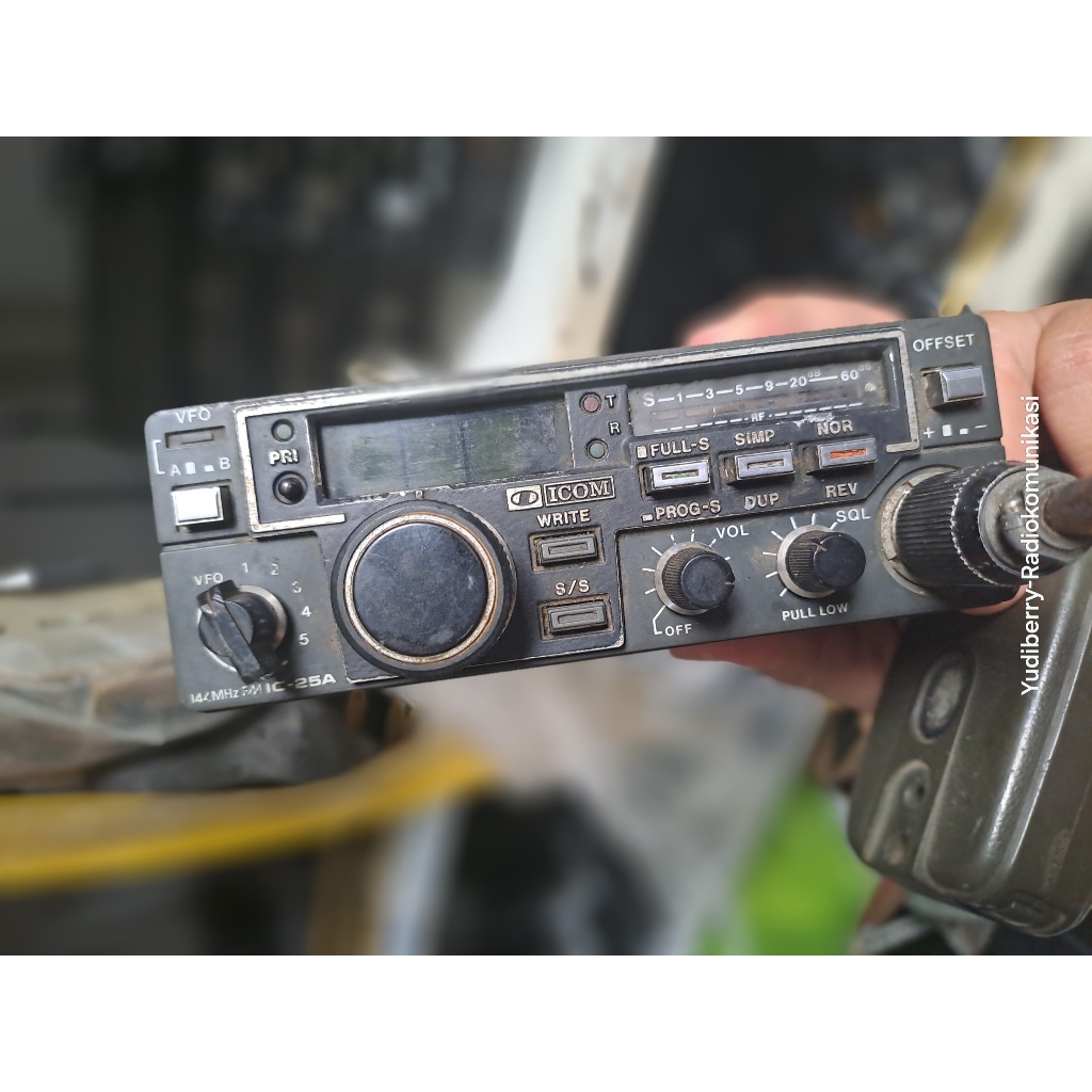 RIG ICOM IC-25A FREKUENSI VHF ATAU ICOM 25A KONDISI APA ADANYA