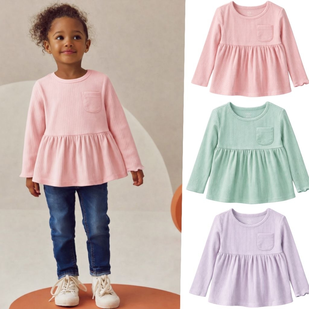 kaos tunik anak perempuan
