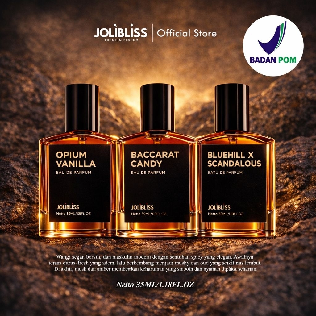 Parfum Mix Bluehill x Scandalous Promo Parfum 35ml Aroma Elegant Mewah Fresyh Eau De Parfum Dapat 1