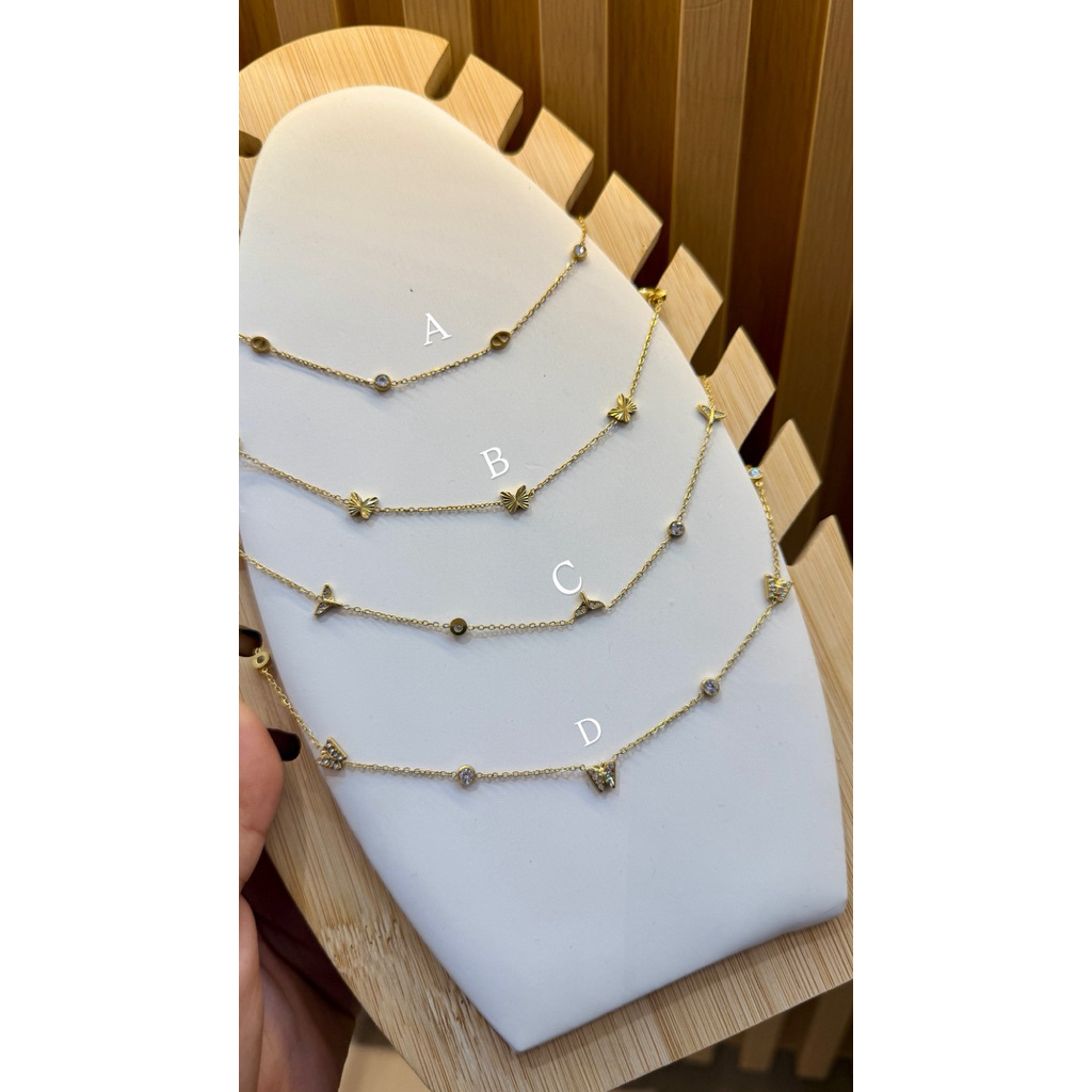 FOGGIA STORE - KALUNG TITANIUM FULL LEHER AWET DIPAKAI SEHARI HARI