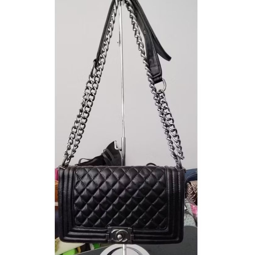 Chanel Boy Bag quilted long shoulder