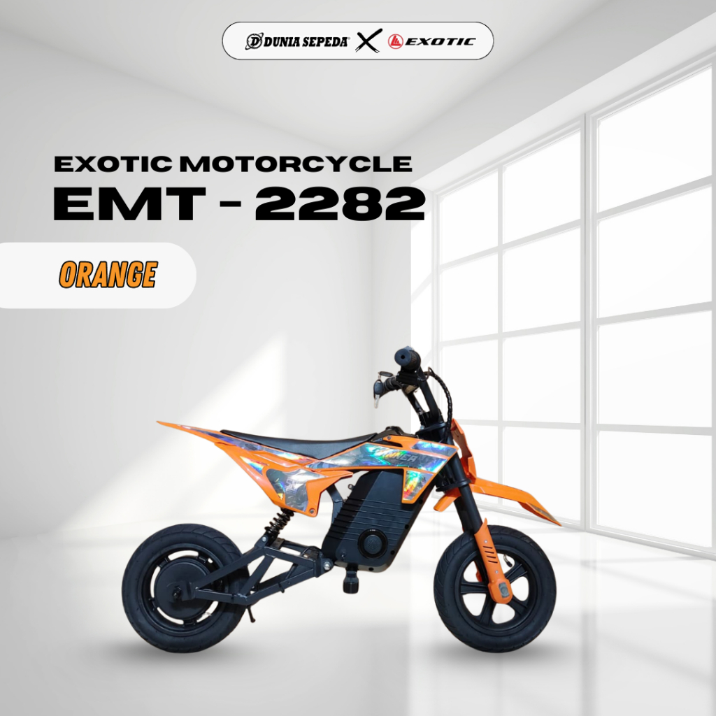 Exotic EMT-2282 Motor Trail Mainan Anak - Motor Trail Anak listrik Exotic EMT 2282 Tril ces casan mo