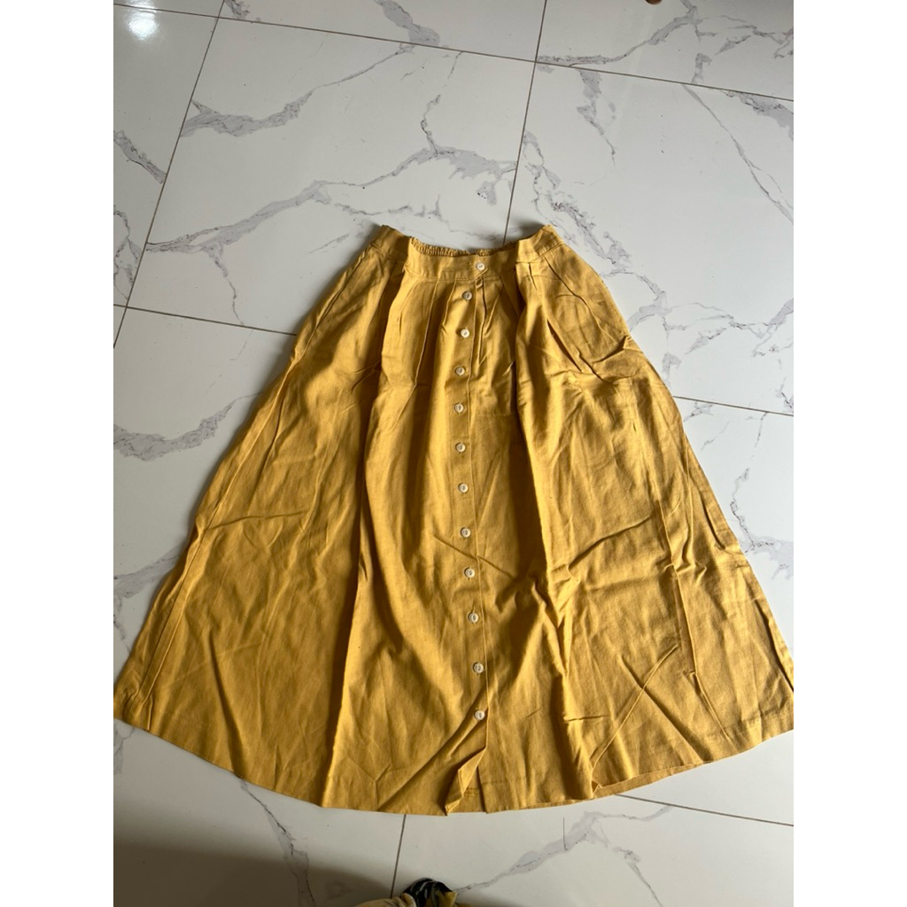 Rok Kuning Mustard Size S