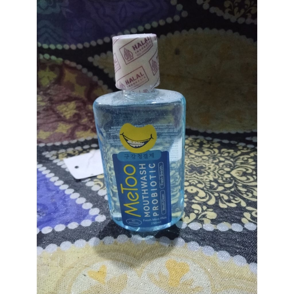 MeToo Mouthwash 250+100 ml - Praktis, Harga Terjangkau, Bisa COD