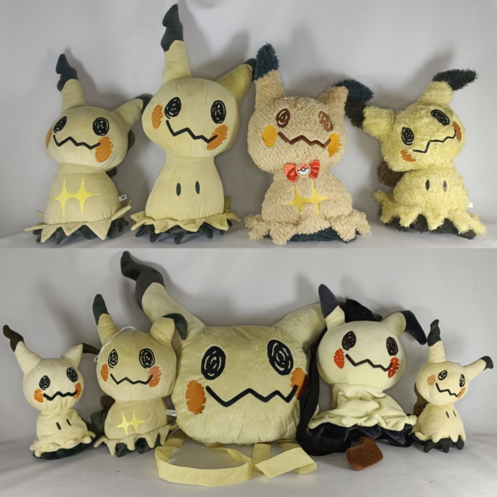 Mimikyu Boneka Pokemon Plush Tas Mimikyu Ichiban Kuji San-Ei Banpresto Pokemon Center
