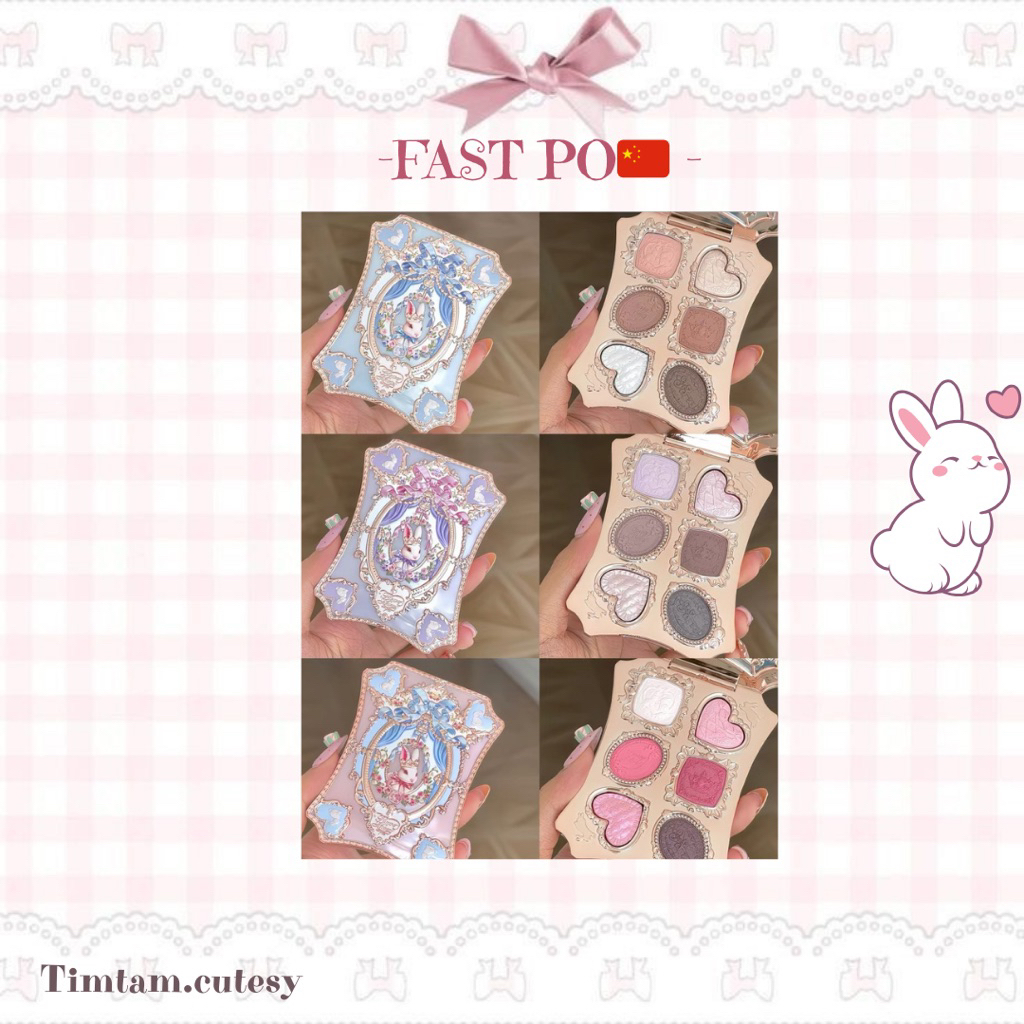 [FAST PO] FLOWER KNOWS BUNNY GARDEN EYESHADOW