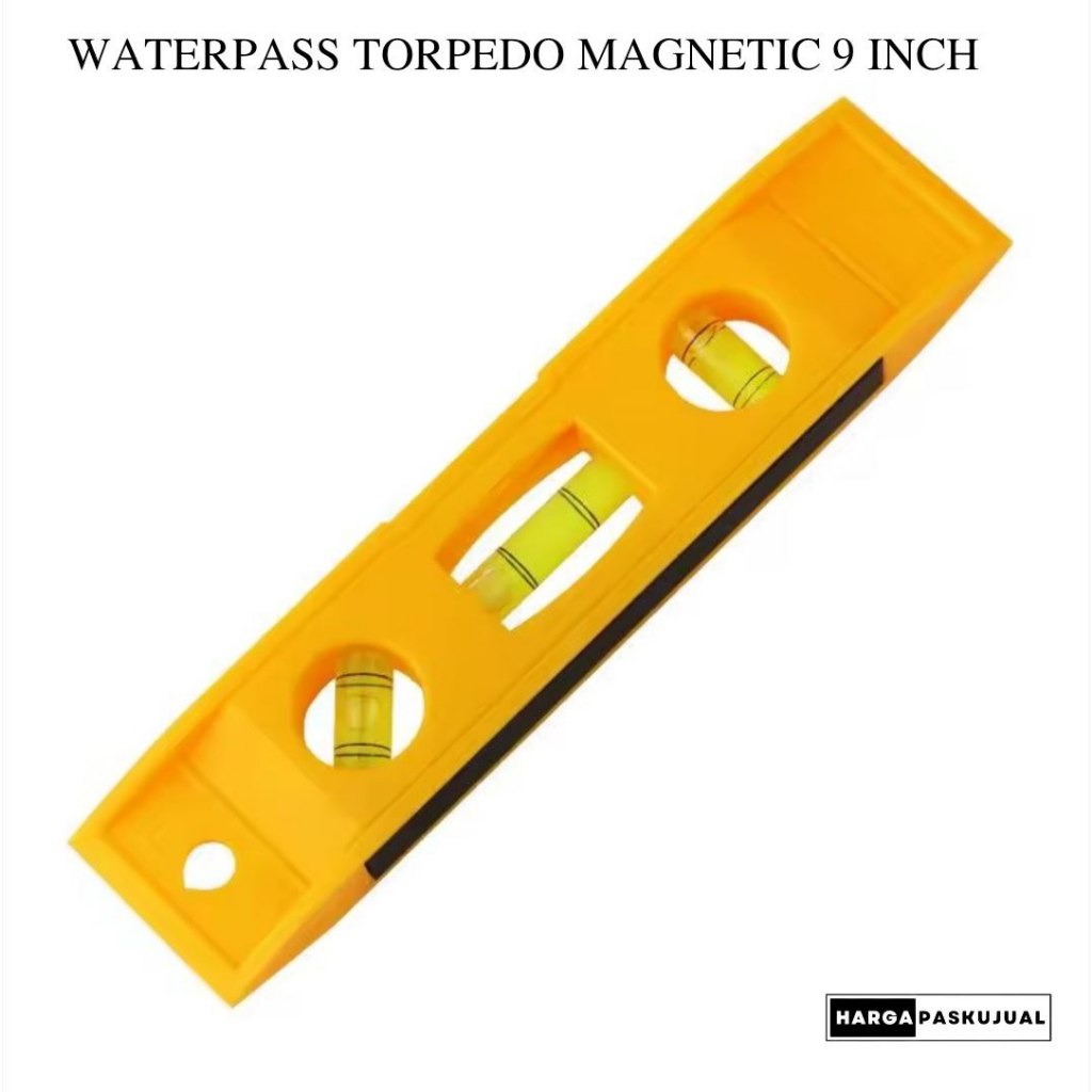 Waterpass Mini Tukang Bangunan Spirit Level Alat Ukur Kerataan Dinding Keramik Besi Kayu