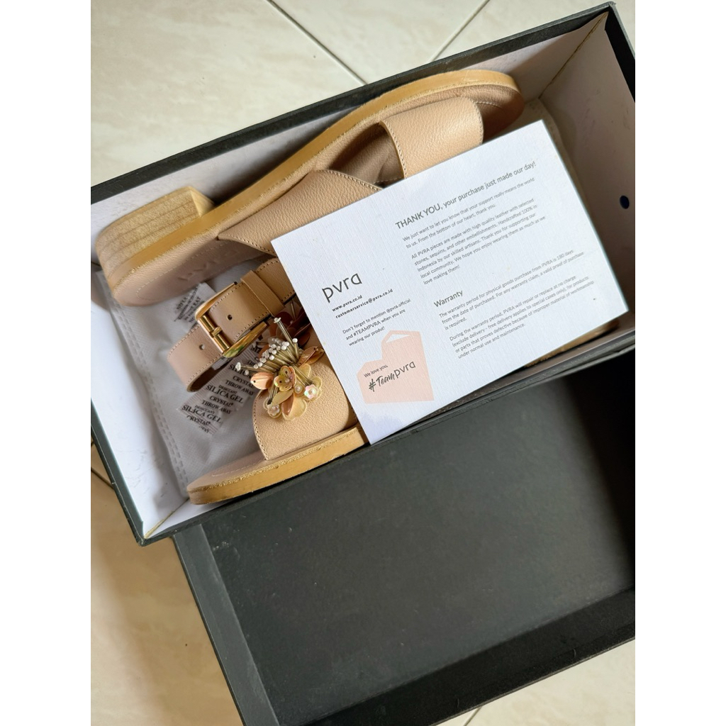 PVRA Preloved / Preloved PVRA / PVRA diskon / PVRA sale / PVRA cavva heels nude / PVRA murah / PVRA 