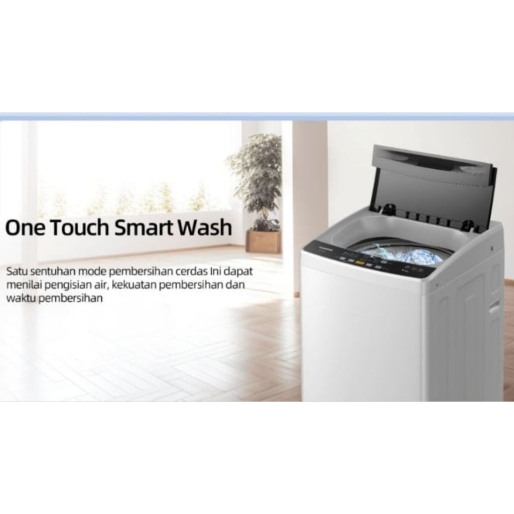 Mesin Cuci 1 Tabung Panasonic Front Loading 8 Kg NA16JF1WNE