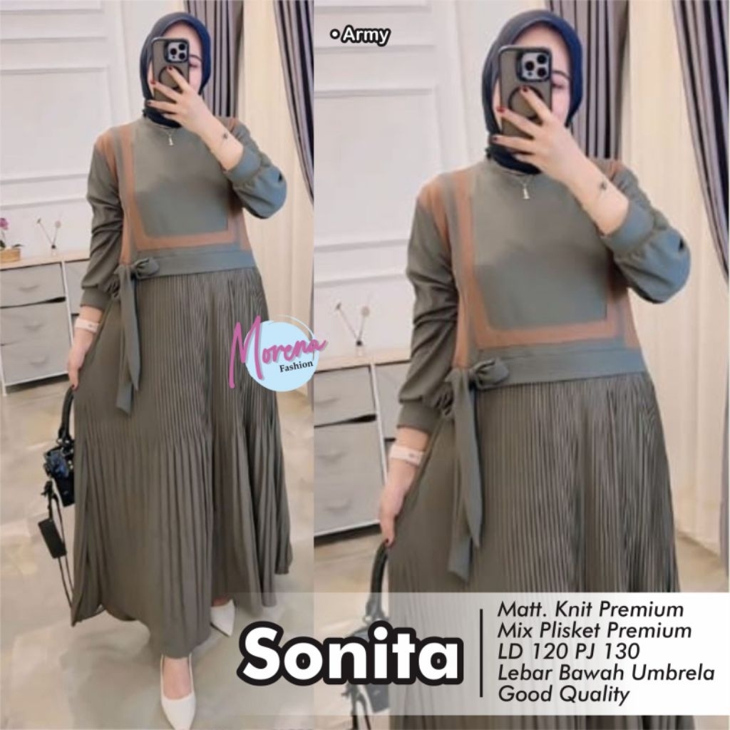 DRESS MAXI JUMBO/RISTA/DRESS MAXI WANITA PREMIUM KNIT HQ JUMBO LD 130 CM FIT XXXL