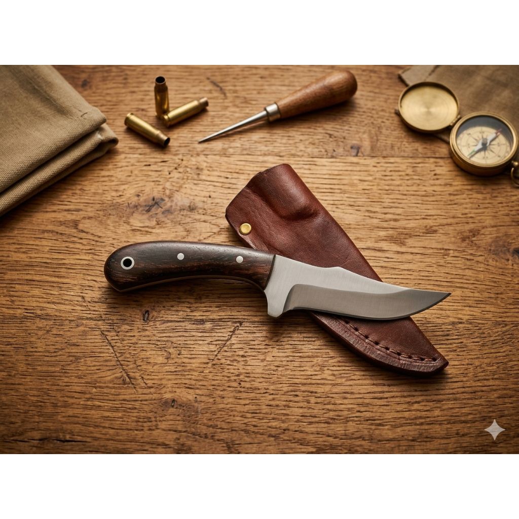 pisau seset Elmax Fulltang super tajam tahan karat siap pakai