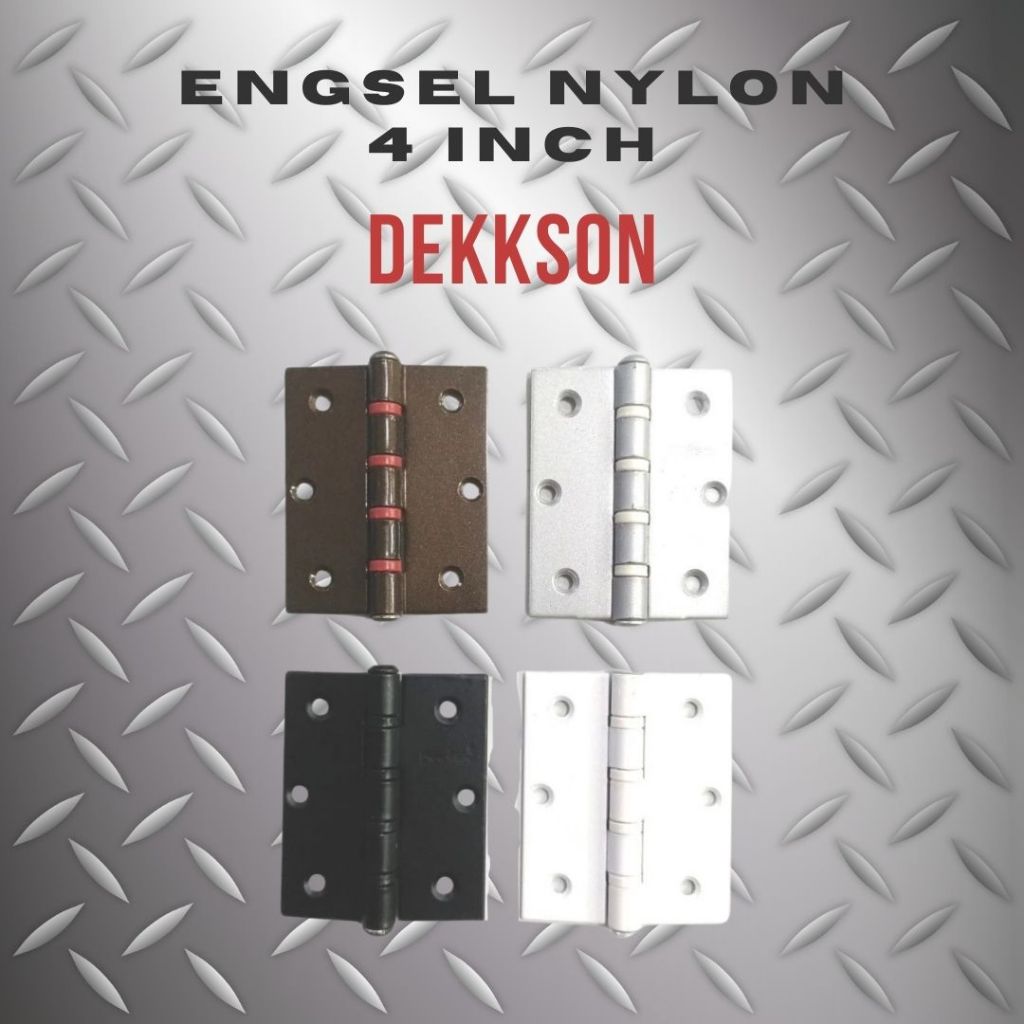 DEKSON Engsel Pintu Aluminium Kayu Engsel Dekson Engsel Kupu 4 inch Engsel Nylon