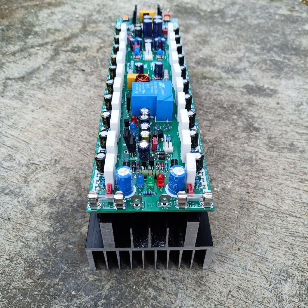 Driver power Mcrd V3 darlington fullset 2u 30cm heatsink tebal 7.5mm final Toshiba 524 Fullfitur sen