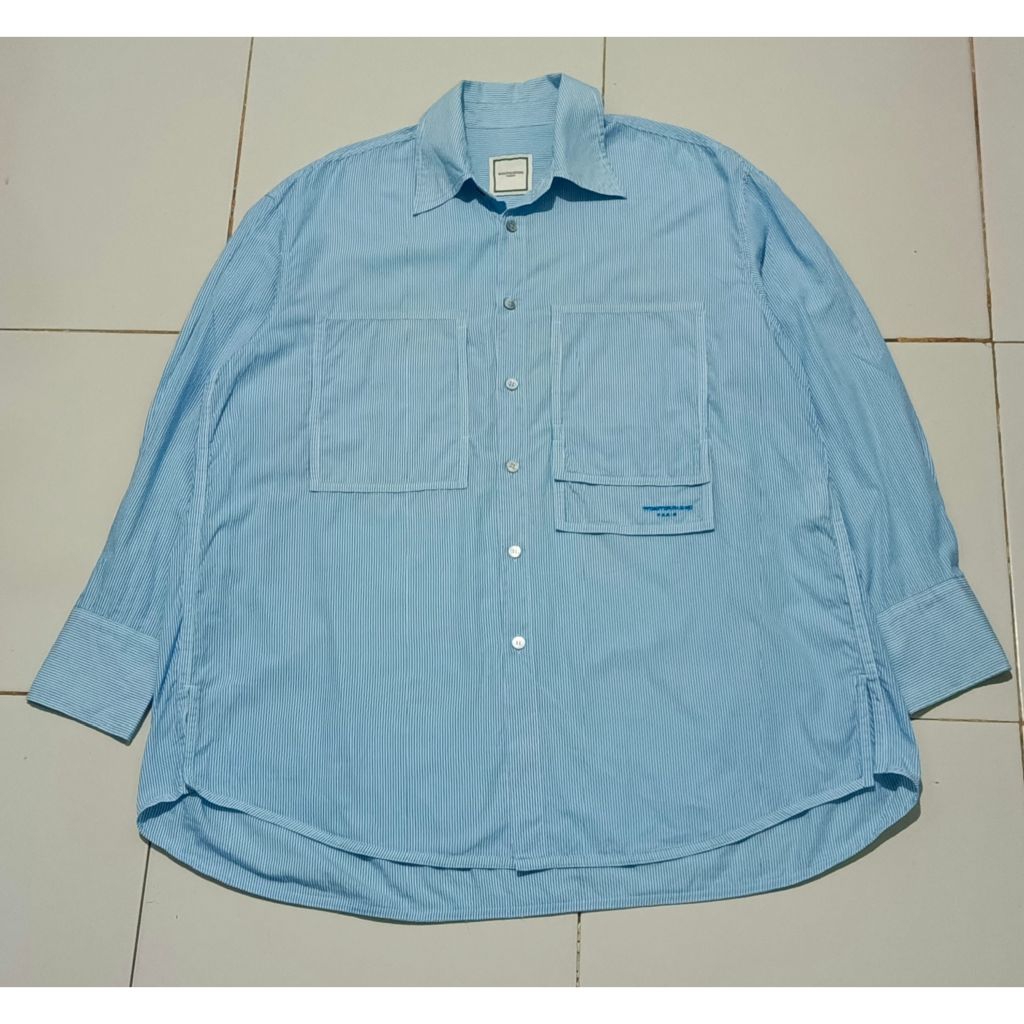 Wooyoungmi stripe shirt overfit