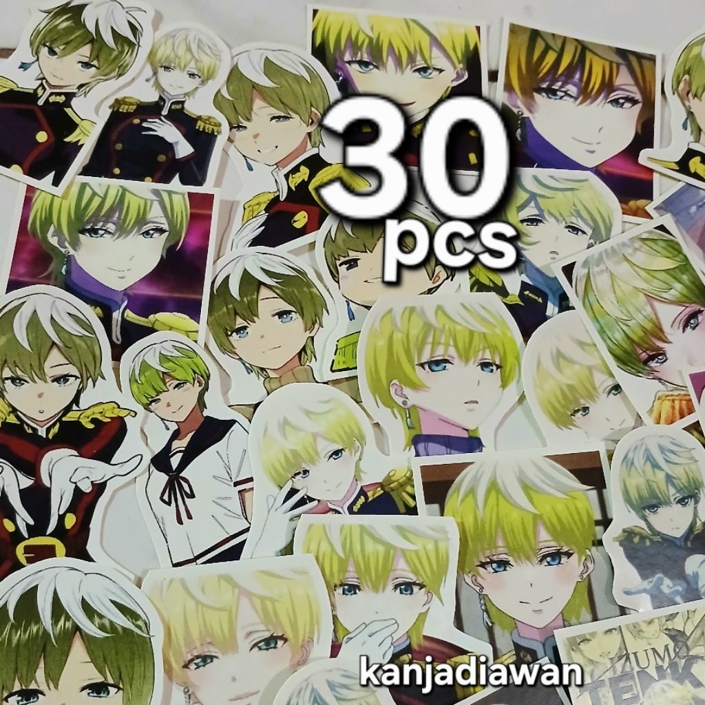 Stiker Izumo Tenka 30pc Sticker Anime Tenka Izumo Mato Seihei no Slave