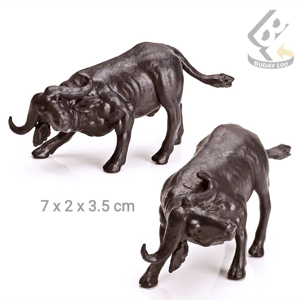 Maket Figure Mainan Miniatur Hewan Banteng 7 cm Binatang Hewan Buas Animal Figure aa10