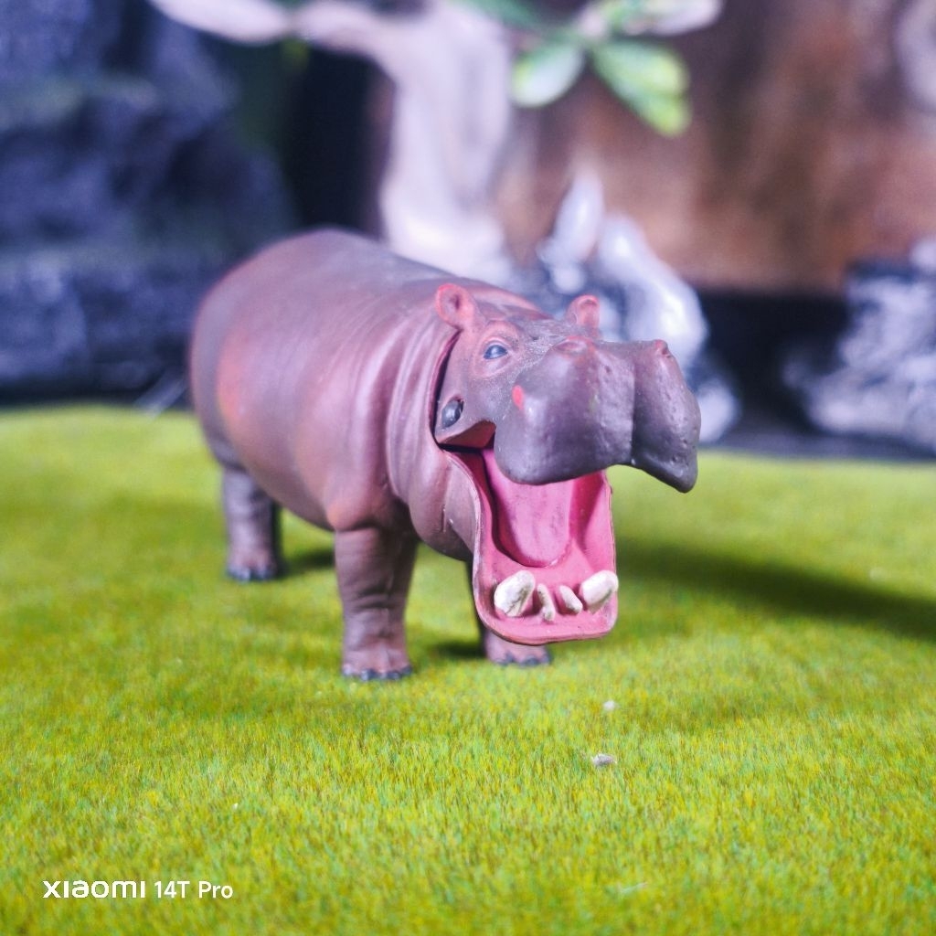 Takara tomy ania hippopotamus figure