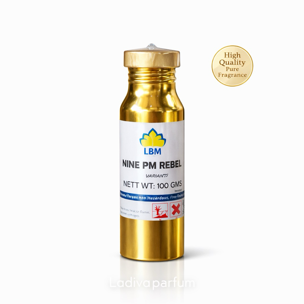 Bibit parfum afnan 9 PM rebel 100gr segel LBM fragrance