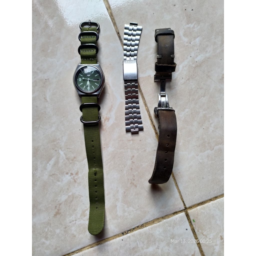 jam tangan seiko 5 cal.7009a military