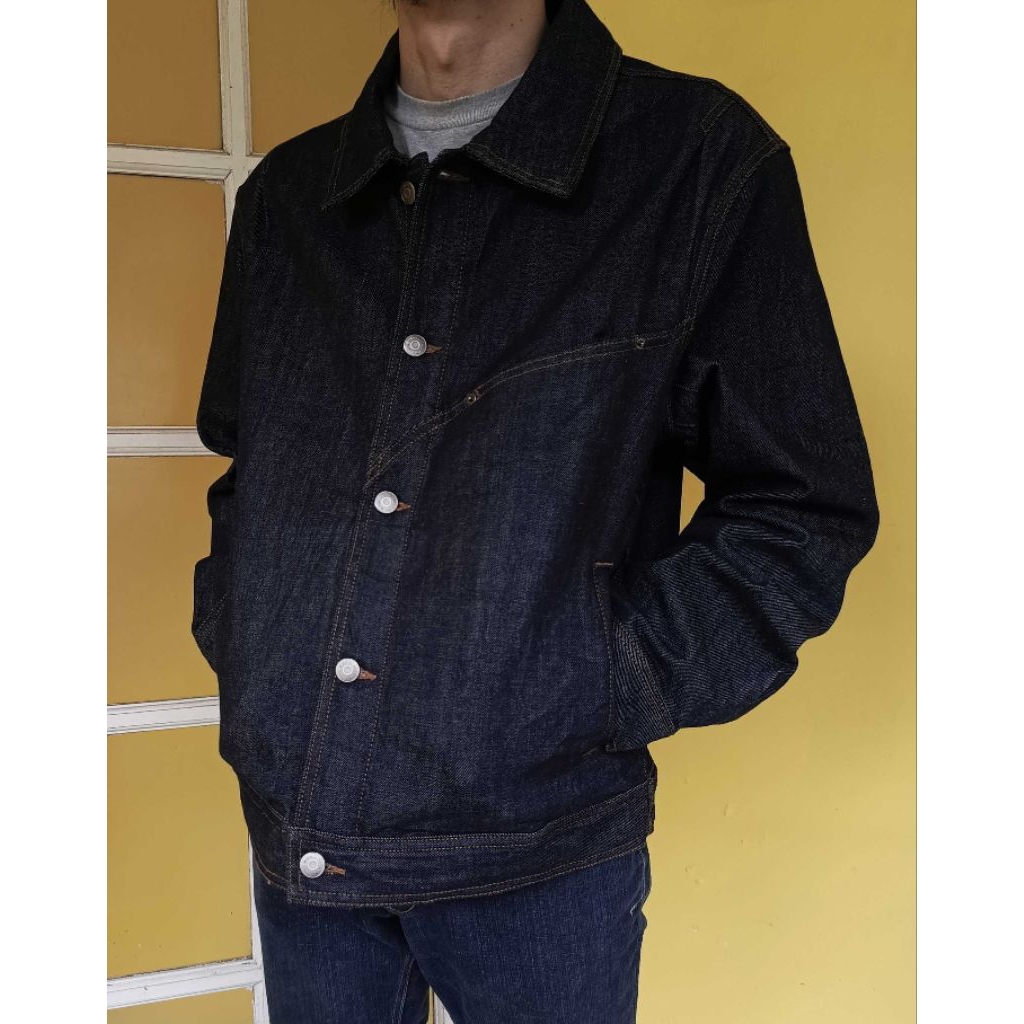 Jaket Jeans Raw Denim LIFUL MINIMAL GARMENTS